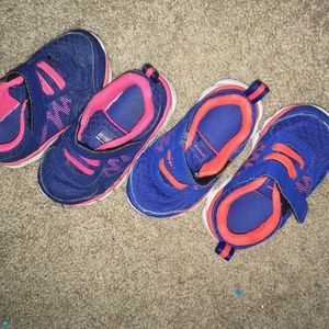 2 pairs Garanimals sneakers (5c & 6c)